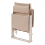 Fauteuil de jardin inclinable DECIMA Lin & Argile
