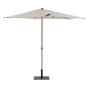 Parasol droit rond SOYA Argile & Blé