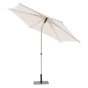 Parasol droit rond SOYA Argile & Blé