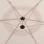 Parasol déporté rond MANOA Argile & Blé