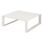 Table basse de jardin carrée ALLURE Avoine