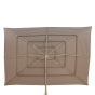 Parasol déporté rectangulaire multi-toile MELHIA Lin