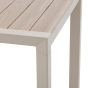 Table de jardin ÉVASION Effet bois Lin & Argile