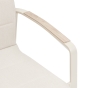 Fauteuil de jardin empilable DIESE Argile & Ivoire