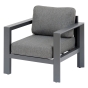 Fauteuil de salon de jardin ÉVASION Graphite