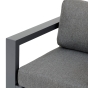 Fauteuil de salon de jardin ÉVASION Graphite