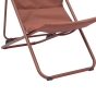 Chilienne de jardin empilable pliable MIRAEL Acajou