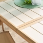 OFFRE SPECIALE : Table de jardin Axiome Extensible 10p Argile / Honey + 6 Fauteuils AXANT Lin/Honey