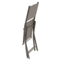 Lot de 4 chaises de jardin pliante MODULA Noisette / Café