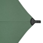 Parasol droit rond inclinable SOYA Vert olive / Graphite