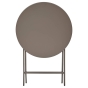 Table de jardin pliante rond GREENSBORO Café
