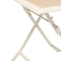 Table de jardin pliante carrée AZUA Epeautre / Argile