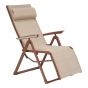 Fauteuil de jardin DECIMA Lin / Acajou