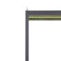 Pergola électrique bioclimatique autoportante EVORA Graphite