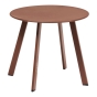 Table d'appoint de jardin rond SAONA Acajou