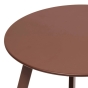 Table d'appoint de jardin rond SAONA Acajou