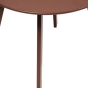 Table d'appoint de jardin rond SAONA Acajou