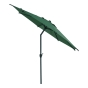 Parasol droit rond LOOMPA Vert olive / Graphite