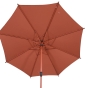 Parasol droit rond inclinable LOOMPA Acajou