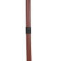 Parasol droit rond inclinable SOYA Acajou