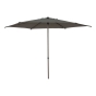 Parasol droit rond inclinable SOYA Café