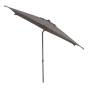 Parasol droit rond inclinable SOYA Café