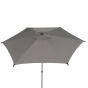Parasol droit rond inclinable SOYA Café