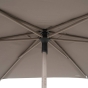 Parasol droit rond inclinable SOYA Café