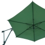 Parasol déporté rond MANOA Vert olive / Graphite