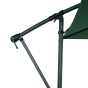 Parasol déporté rond MANOA Vert olive / Graphite