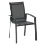 Fauteuil de jardin AXANT Gris poivre / Graphite