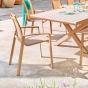 Fauteuil de jardin AXANT Lin / Honey