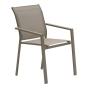 Fauteuil de jardin empilable ESSENTIA Noisette / Café