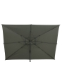 Parasol déporté rectangulaire inclinable MELHIA Vert laurier