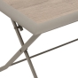 Table de jardin pliante rectangulaire AZUA Truffe / Café