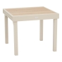 Table de jardin extensible carrée PIAZZA Epeautre / Argile
