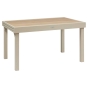 Table de jardin extensible rectangulaire PIAZZA Epeautre / Argile