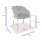 Fauteuil de jardin ORYON Café
