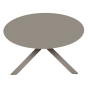 Table de jardin rond ORYON Café