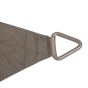 Voile d'ombrage rectangulaire ELYORA Gris Ardoise