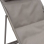 Chilienne de jardin empilable pliable MIRAEL Noisette / Café