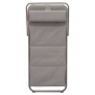 Chilienne de jardin empilable pliable MIRAEL Noisette / Café