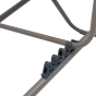 Chilienne de jardin empilable pliable MIRAEL Noisette / Café