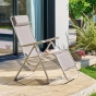 Fauteuil de jardin SILOS Beige lin