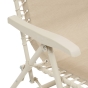 Fauteuil de jardin SILOS Beige lin