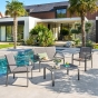Salon de jardin PIAZZA Graphite