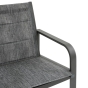 Salon de jardin PIAZZA Graphite
