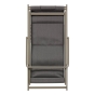 Chilienne de jardin pliable LUNIVIA Café