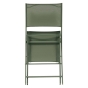 Lot de 4 chaises de jardin pliante MODULA Vert laurier