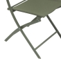 Lot de 4 chaises de jardin pliante MODULA Vert laurier